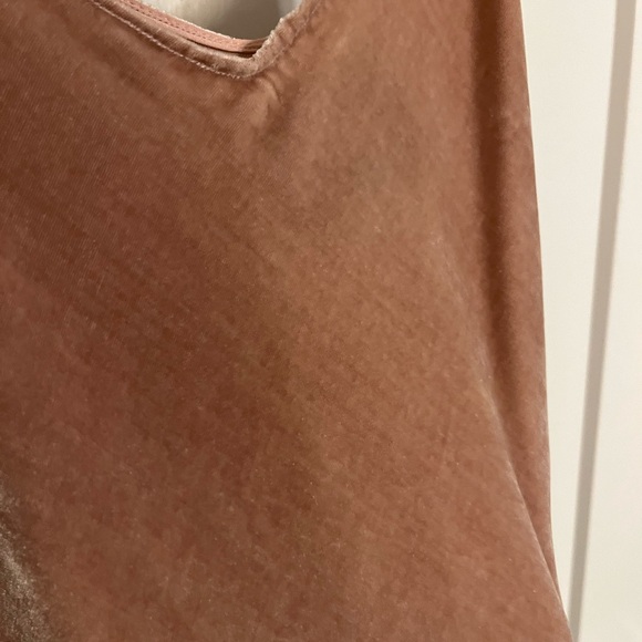 Reformation Pink Velvet Tank Top - Picture 4 of 7